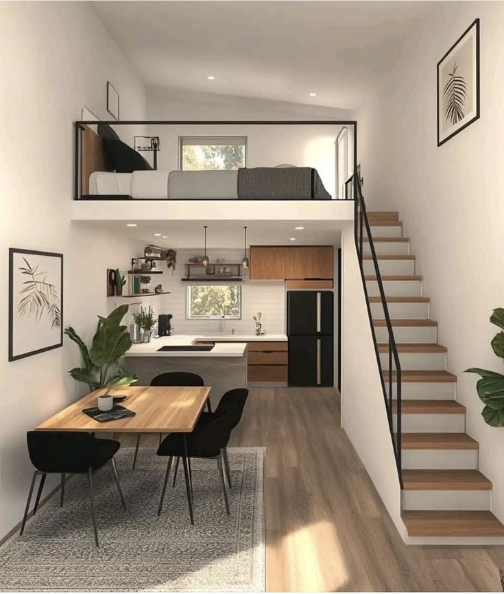 Thiết Kế Căn Hộ 40m² Nên Thiết Kế Ra Sao Để Có Cả Bếp, Khách, Ngủ Rõ Ràng 3 Thiet-Ke-Can-Ho-40m²