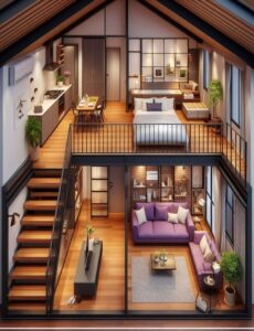 Thiet-Ke-Noi-That-Gac-Lung-25m²
