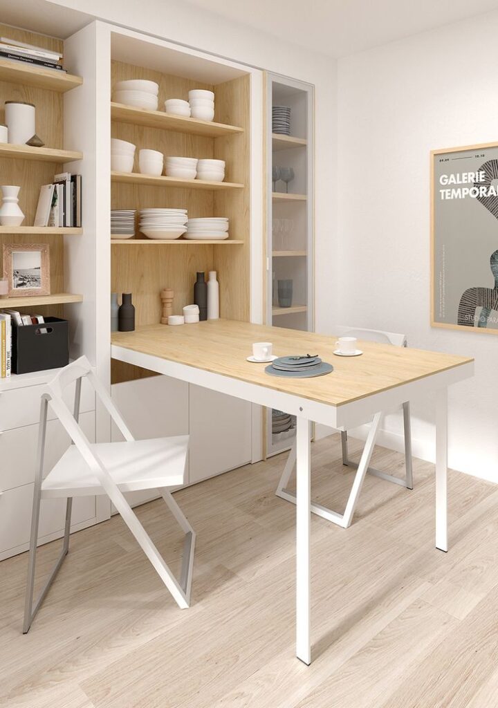 Bàn Ăn Gắn Tường – Mở Khi Cần, Gọn Khi Không 3 Ban-An-Gan-Tuong