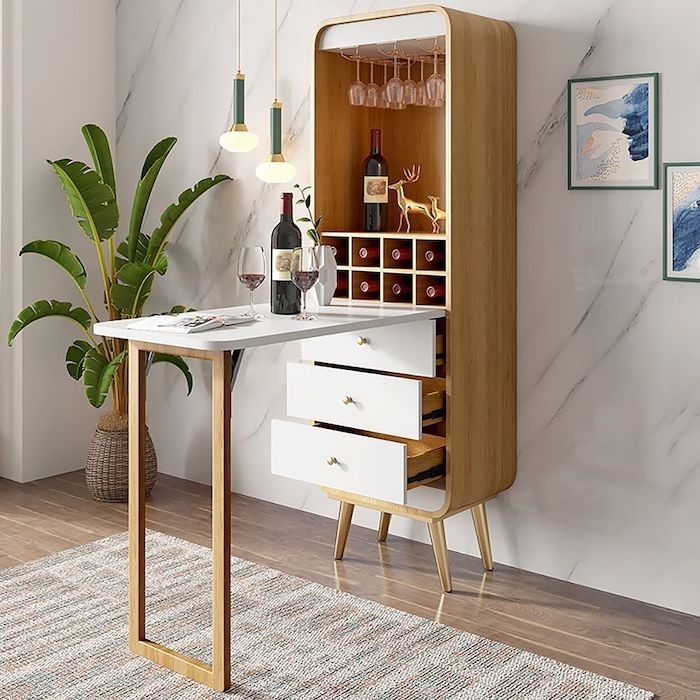 Bàn Ăn Gắn Tường – Mở Khi Cần, Gọn Khi Không 1 Ban-An-Gan-Tuong