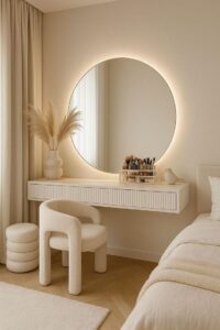 Bàn Trang Điểm Treo Tường – Xu Hướng Nội Thất Cho Phòng Nhỏ 80 Ban-Trang-Diem-Treo-Tuong