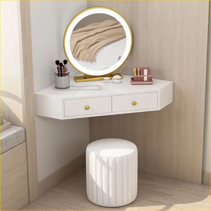 Bàn Trang Điểm Treo Tường – Xu Hướng Nội Thất Cho Phòng Nhỏ 4 Ban-Trang-Diem-Treo-Tuong