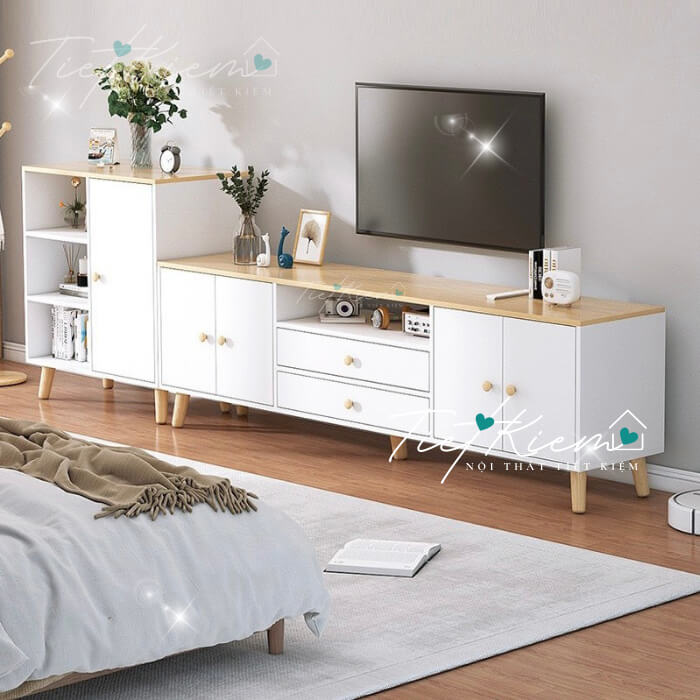 Kệ Tivi Có Hộc – Giấu Đồ Kín Đáo Dễ Sử Dụng 2 Ke-Tivi-Co-Hoc